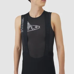 Maglia intima senza maniche Cafe du Cycliste Liliane - Nero