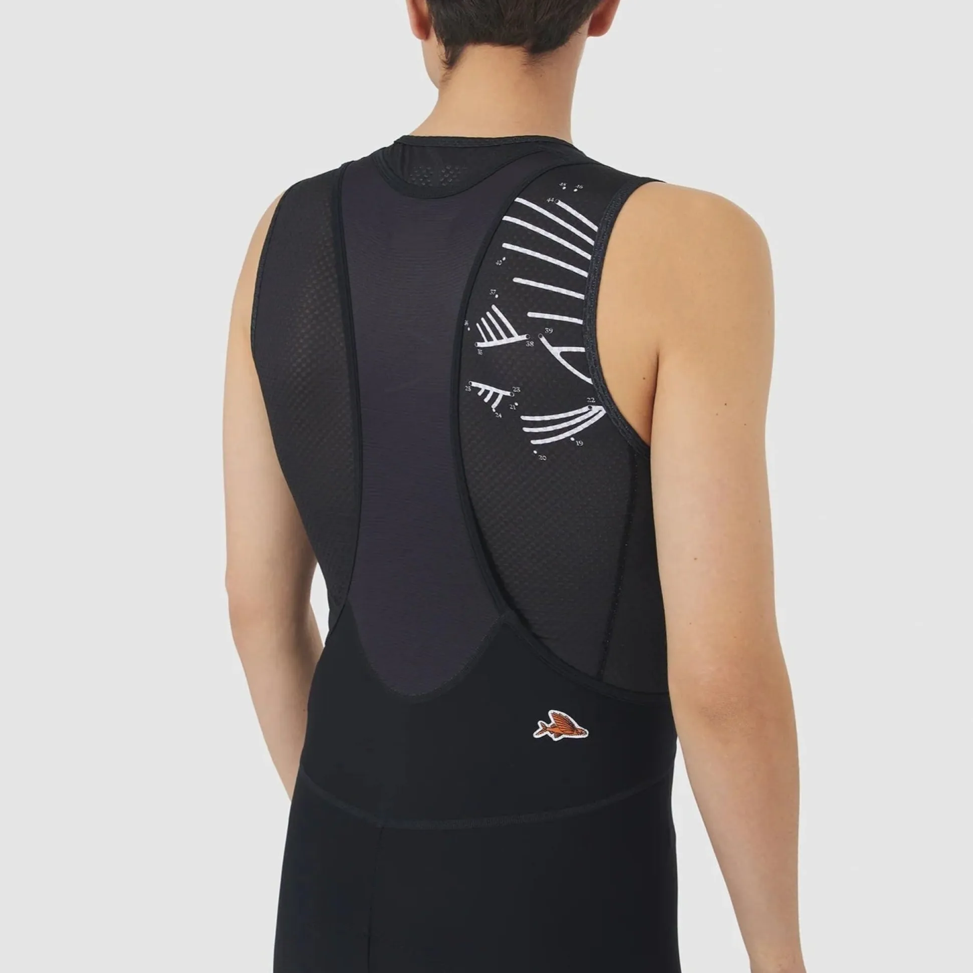 Maglia intima senza maniche Cafe du Cycliste Liliane - Nero
