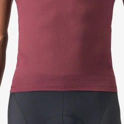 Maglia intima senza maniche Castelli Pro Mesh 2.0 - Bordeaux scuro