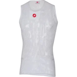 Maglia intima senza maniche Castelli Core Mesh 3 - Bianco