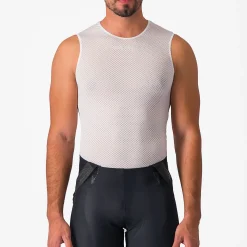 Maglia intima senza maniche Castelli Pro Mesh 2.0 - Bianco