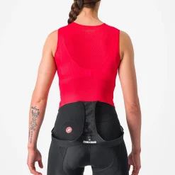 Maglia intima senza maniche donna Castelli Pro Mesh 4 - Rosso
