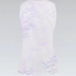 Maglia intima senza maniche donna Gobik Second Skin - Bianco viola
