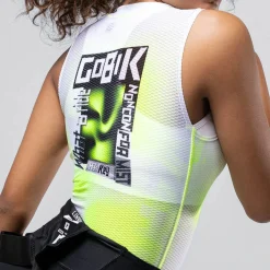 Maglia intima senza maniche donna Gobik Second Skin Liquid Neon