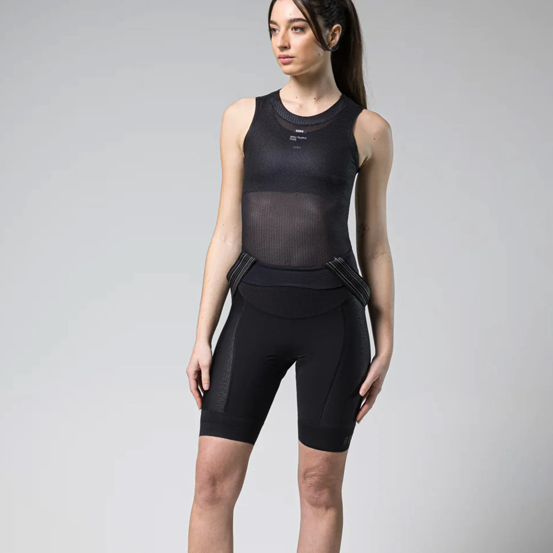 Maglia intima senza maniche donna Gobik Second Skin Moonless - Nero