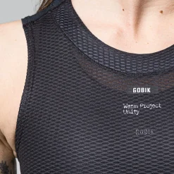 Maglia intima senza maniche donna Gobik Second Skin Moonless - Nero