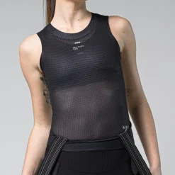 Maglia intima senza maniche donna Gobik Second Skin Moonless - Nero
