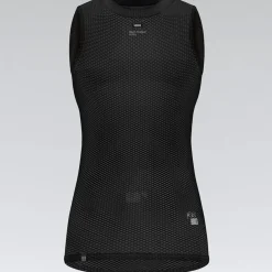 Maglia intima senza maniche donna Gobik Second Skin Moonless - Nero