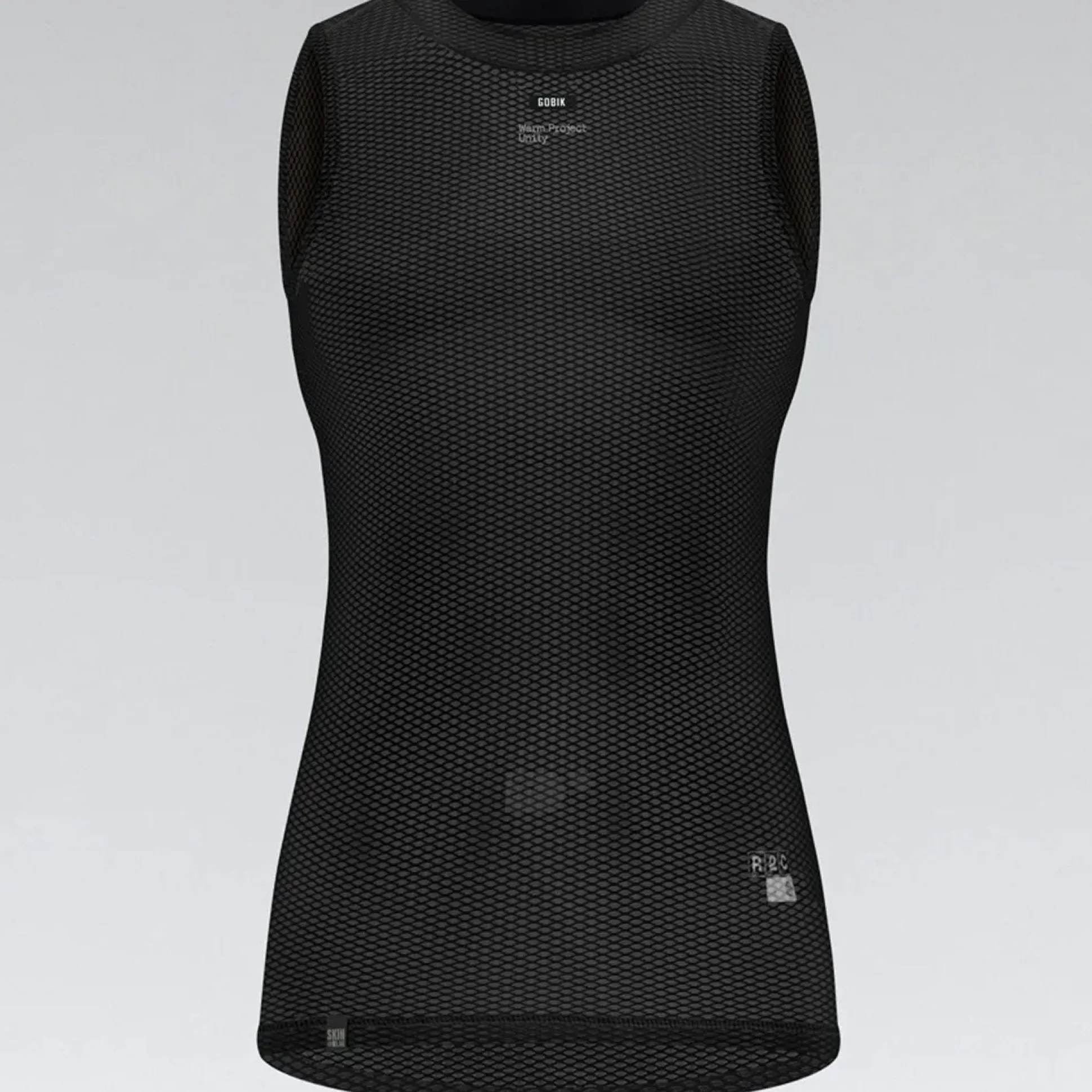 Maglia intima senza maniche donna Gobik Second Skin Moonless - Nero