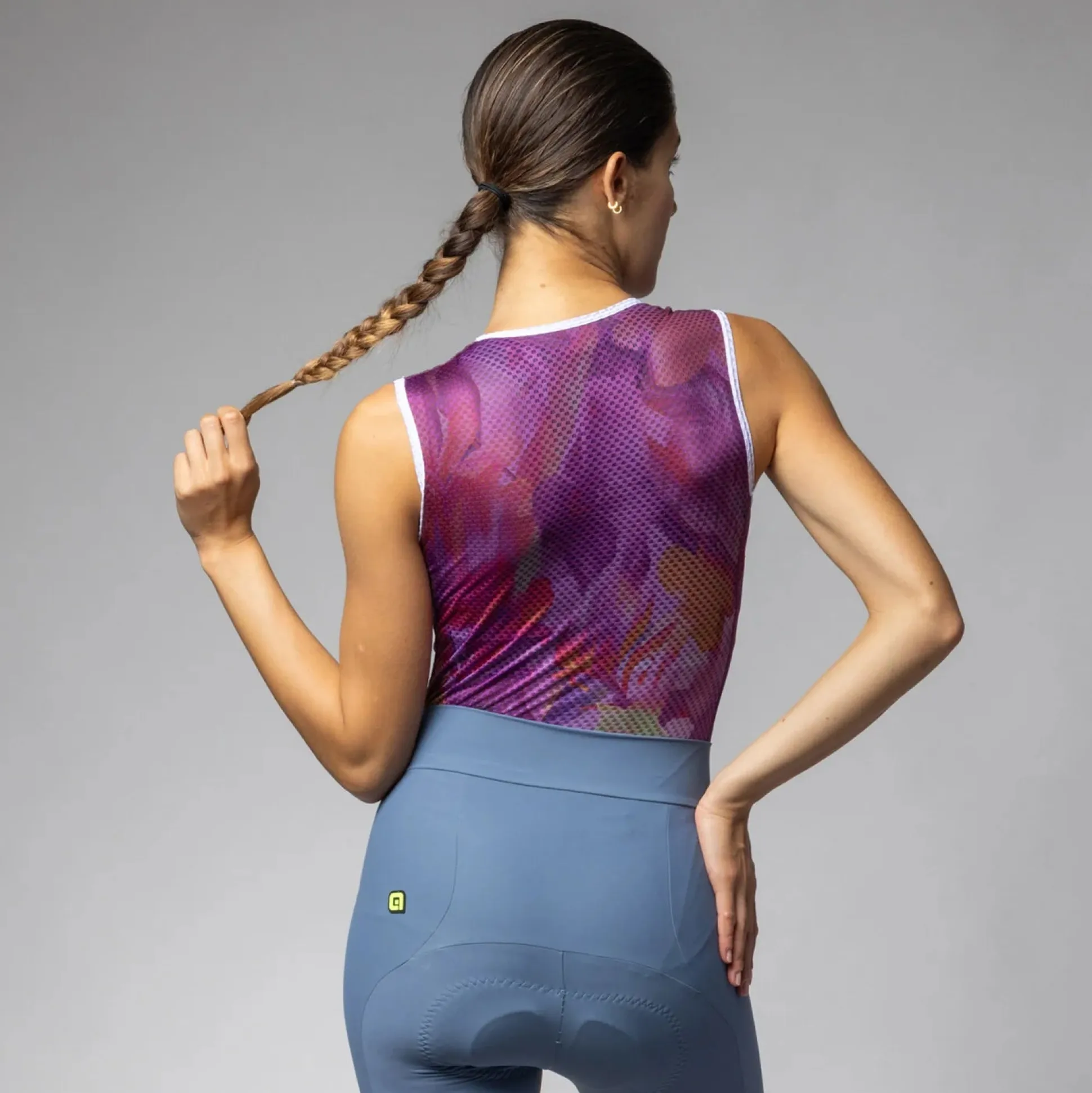 Maglia intima senza maniche donna Ale Lilium - Viola