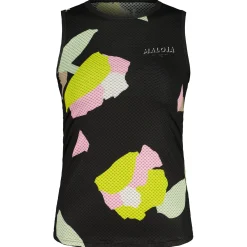 Maglia intima senza maniche donna Maloja PineM - Nero