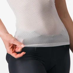 Maglia intima senza maniche donna Castelli Pro Mesh 4 - Bianco