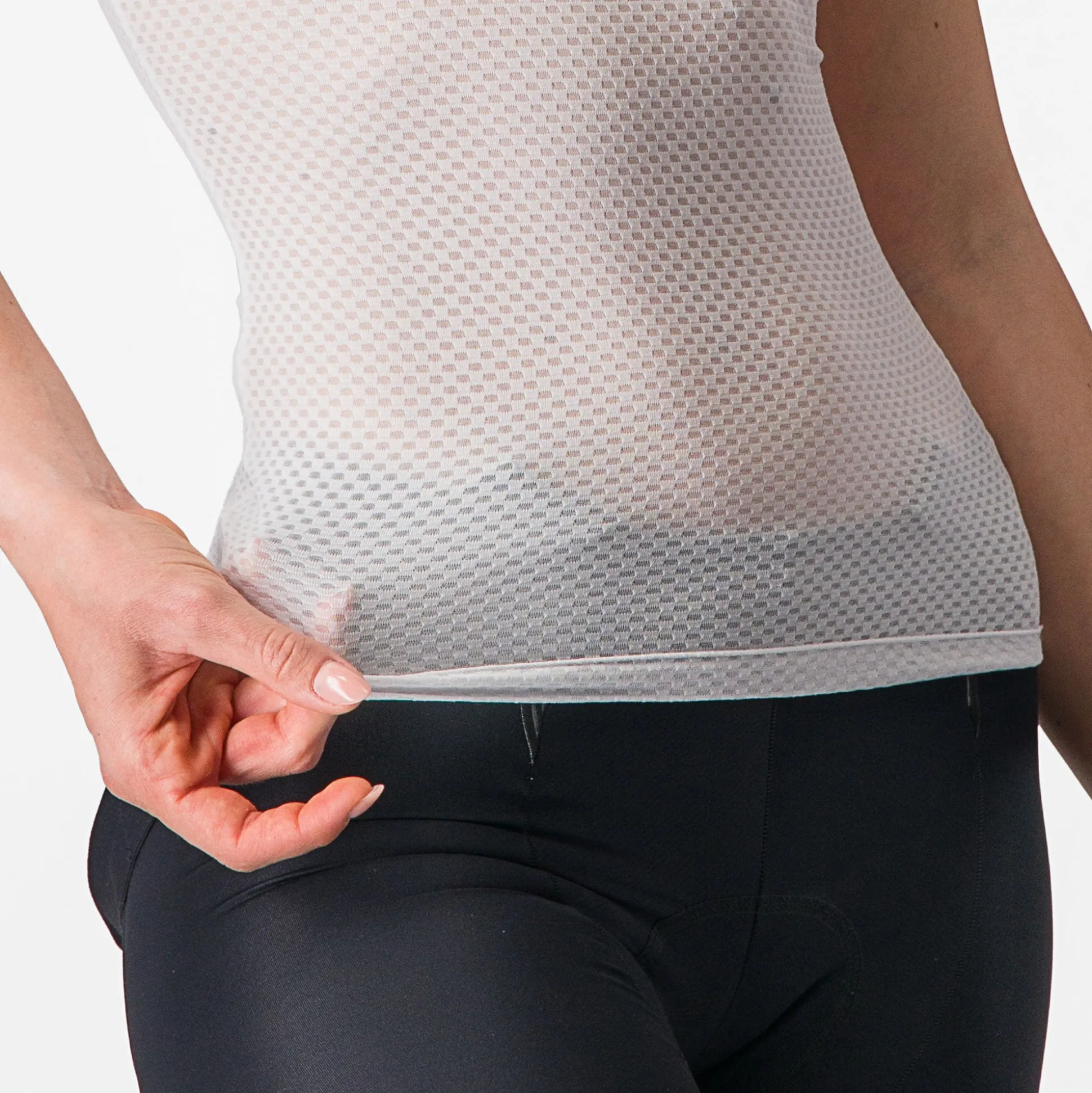 Maglia intima senza maniche donna Castelli Pro Mesh 4 - Bianco