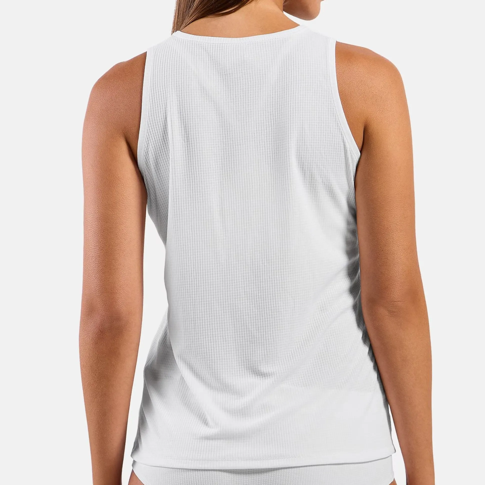 Maglia intima senza maniche donna Odlo Active Light - Bianco