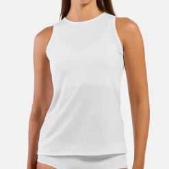 Maglia intima senza maniche donna Odlo Active Light - Bianco