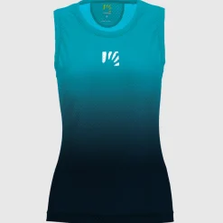 Maglia intima senza maniche donna Karpos Verve Mesh - Azzurro