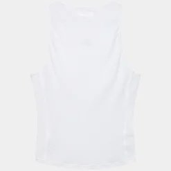 Maglia intima senza maniche donna Cafe du Cycliste Liliane - Bianco