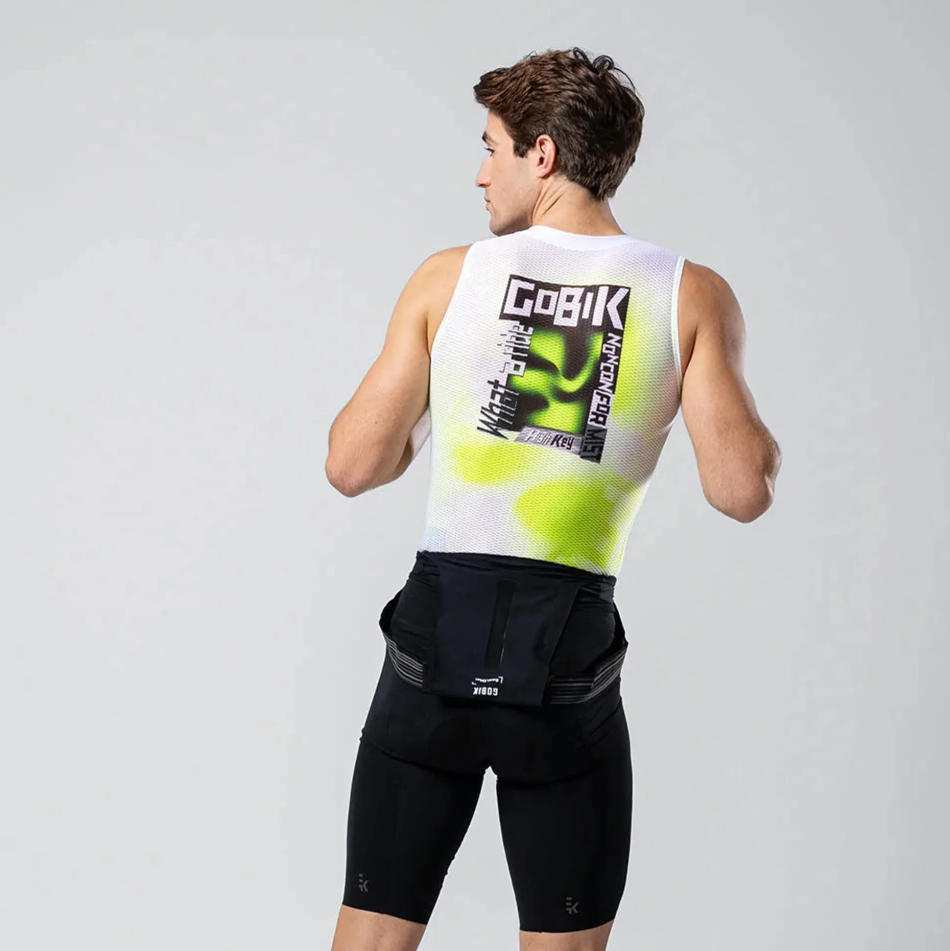 Maglia intima senza maniche Gobik Second Skin Liquid Lime