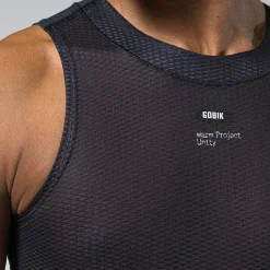 Maglia intima senza maniche Gobik Second Skin Moonless - Nero