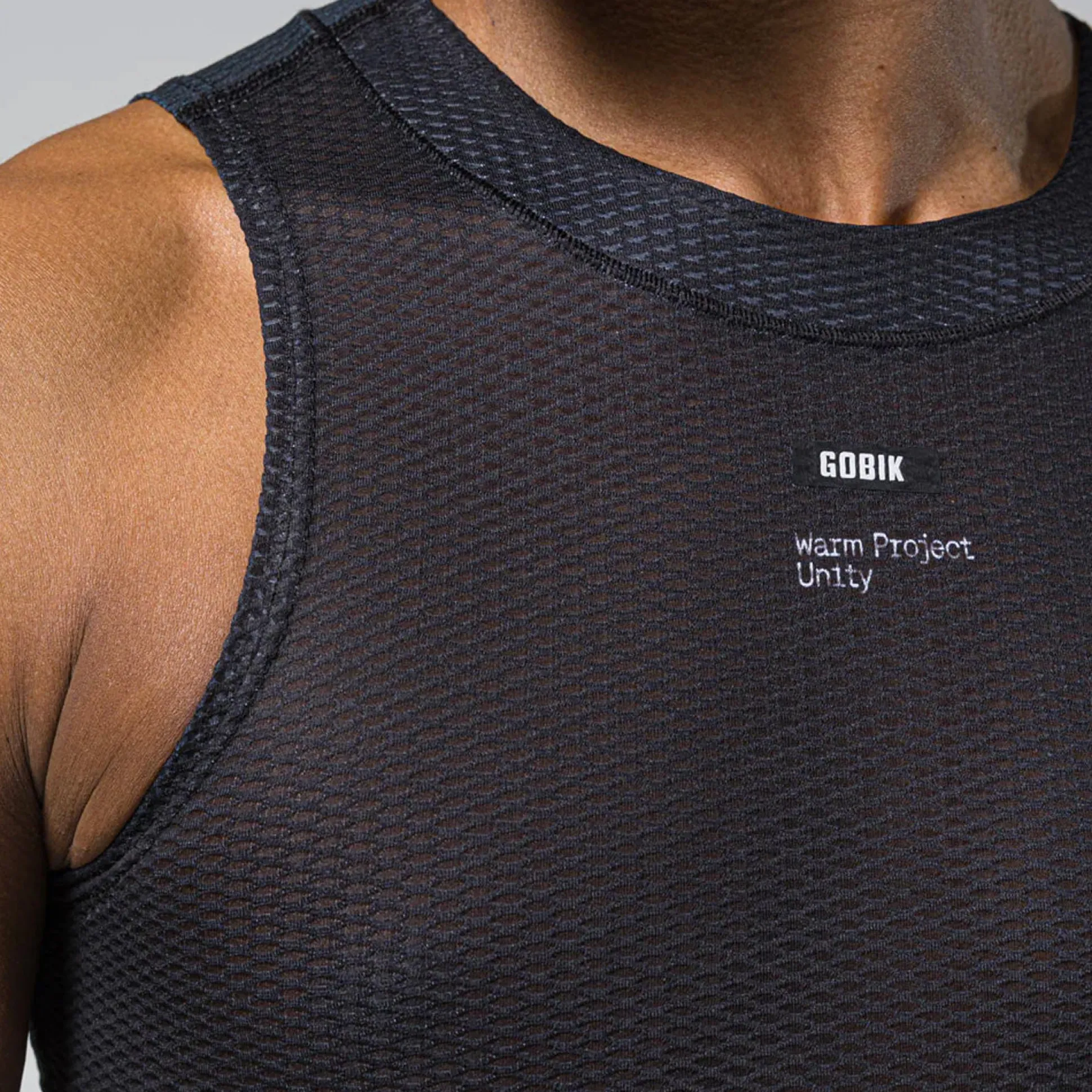 Maglia intima senza maniche Gobik Second Skin Moonless - Nero