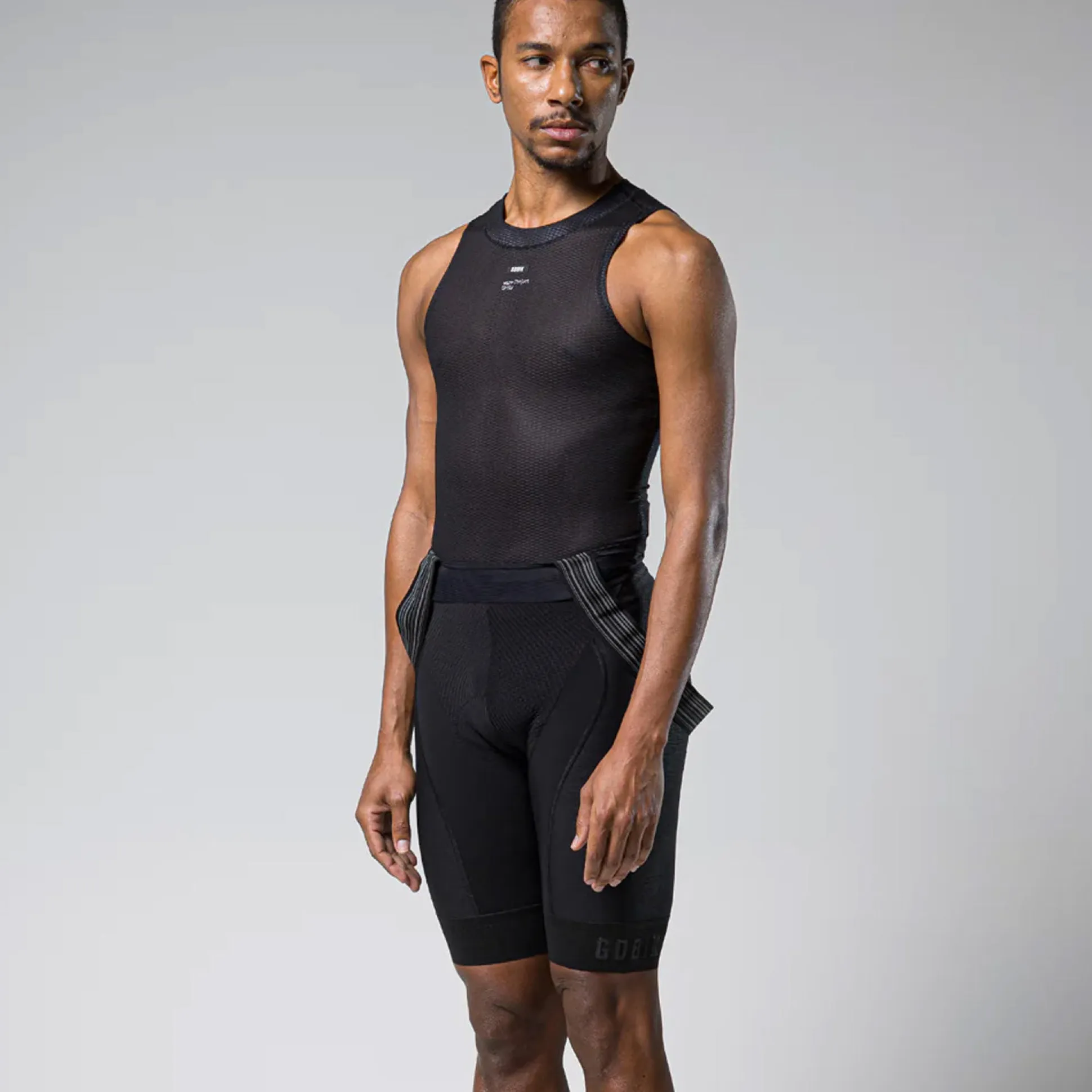 Maglia intima senza maniche Gobik Second Skin Moonless - Nero