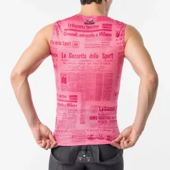 Maglia intima senza maniche Giro d'Italia 2026 Gazzetta dello Sport