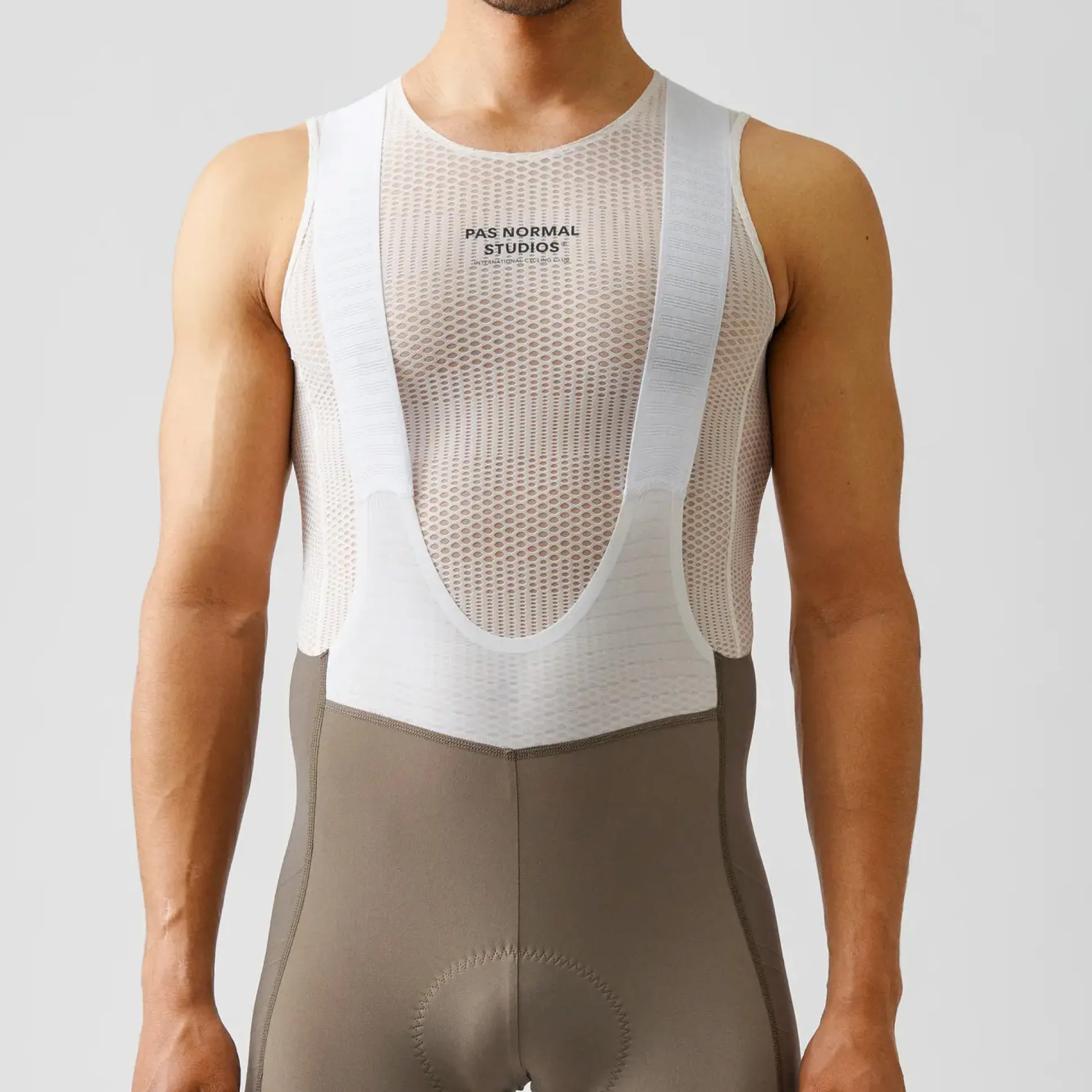 Maglia intima senza maniche Pas Normal Studios Mechanism Pro - Bianco