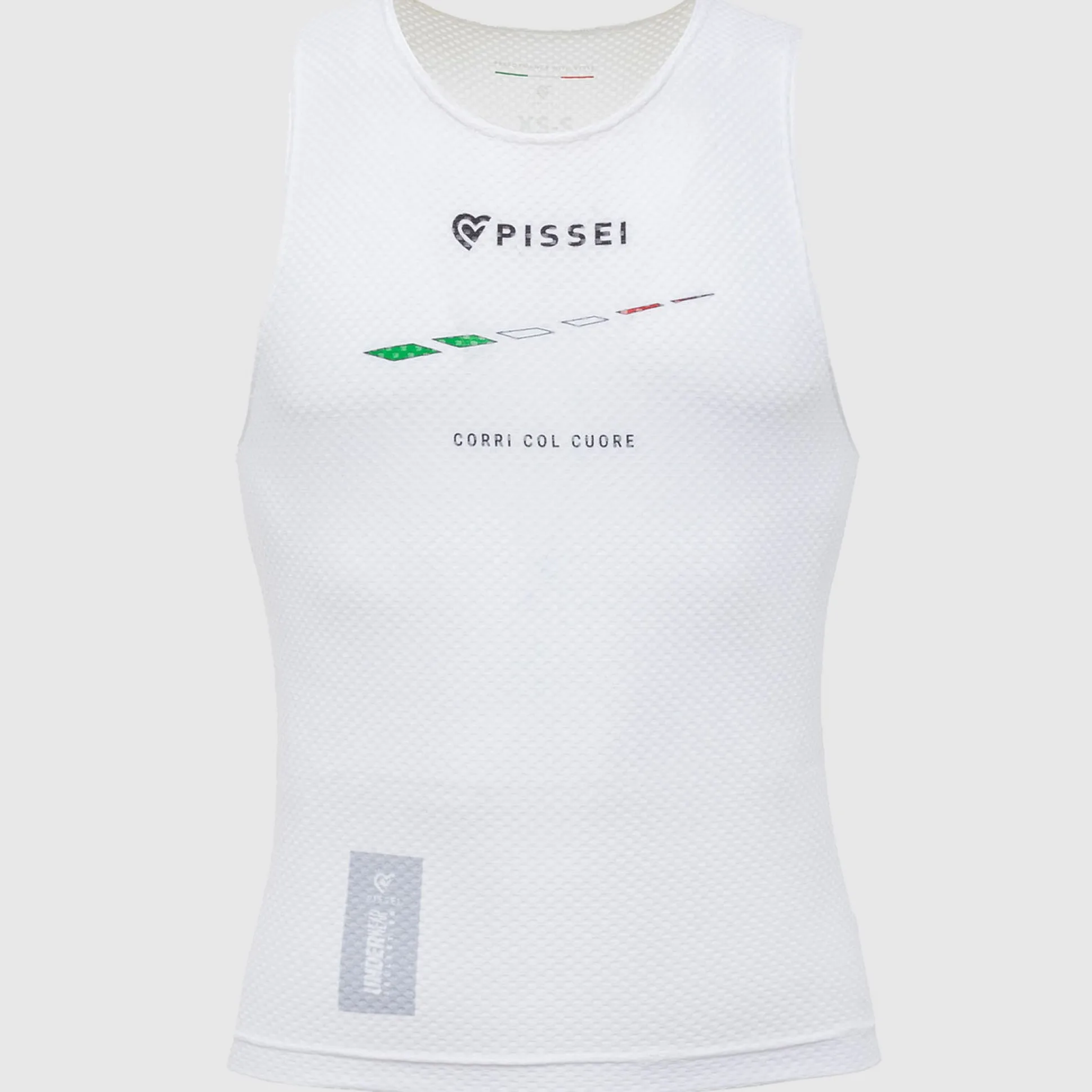 Maglia intima senza maniche Pissei Attaque - Bianco Italia
