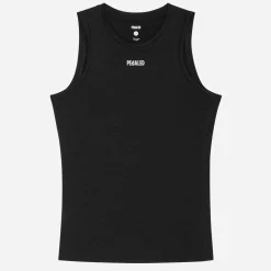 Maglia intima senza maniche Pedaled Element Merino - Nero
