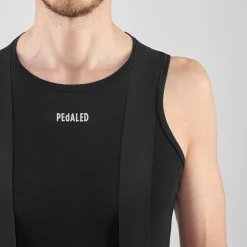 Maglia intima senza maniche Pedaled Element Merino - Nero