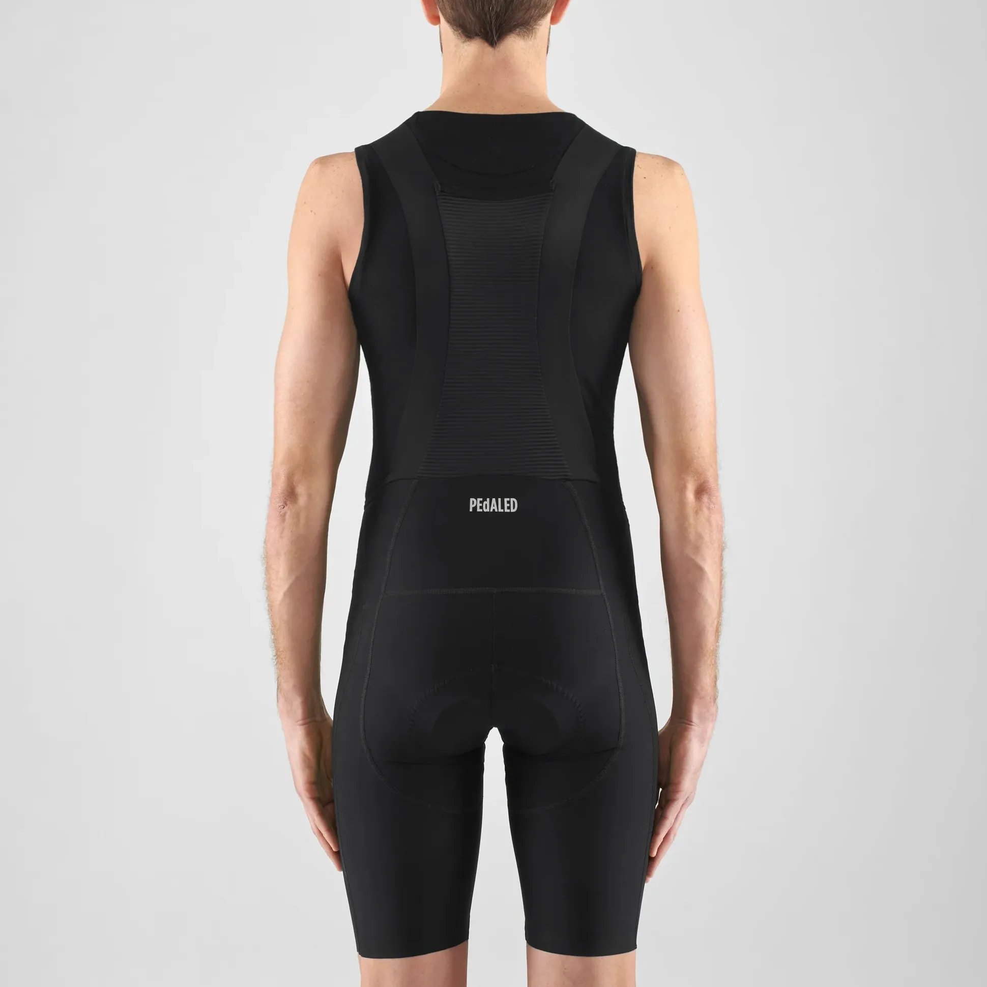 Maglia intima senza maniche Pedaled Element Merino - Nero