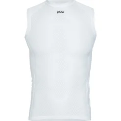 Maglia intima senza maniche Poc Essential Layer Vest - Bianco