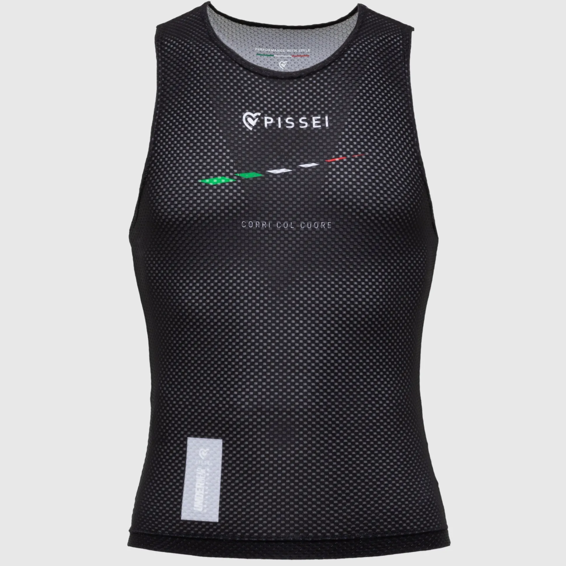 Maglia intima senza maniche Pissei Attaque - Nero Italia