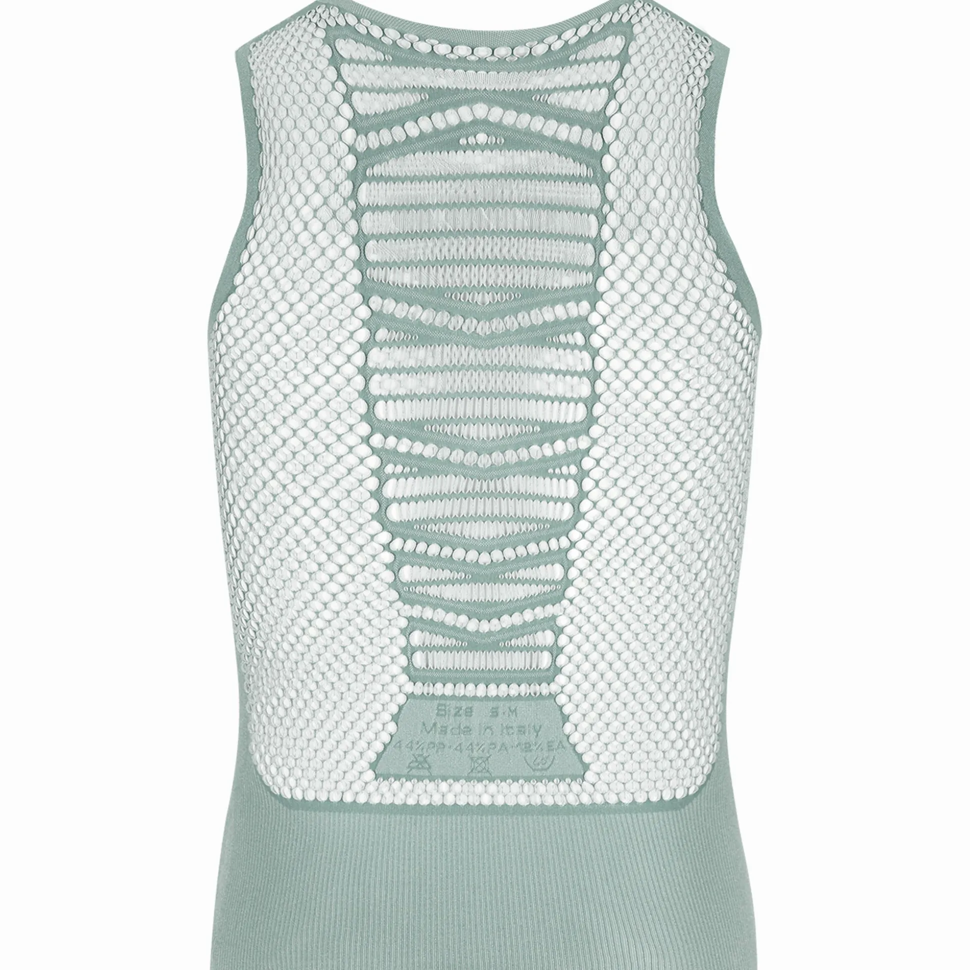Maglia intima senza maniche Q36.5 Zero Mesh - Verde
