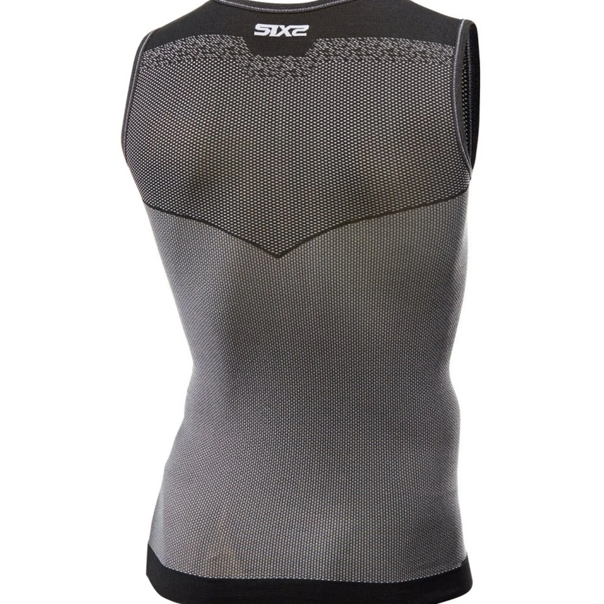 Maglia intima senza maniche SIX2 SML BT - Nero