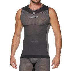Maglia intima senza maniche SIX2 SML BT - Nero