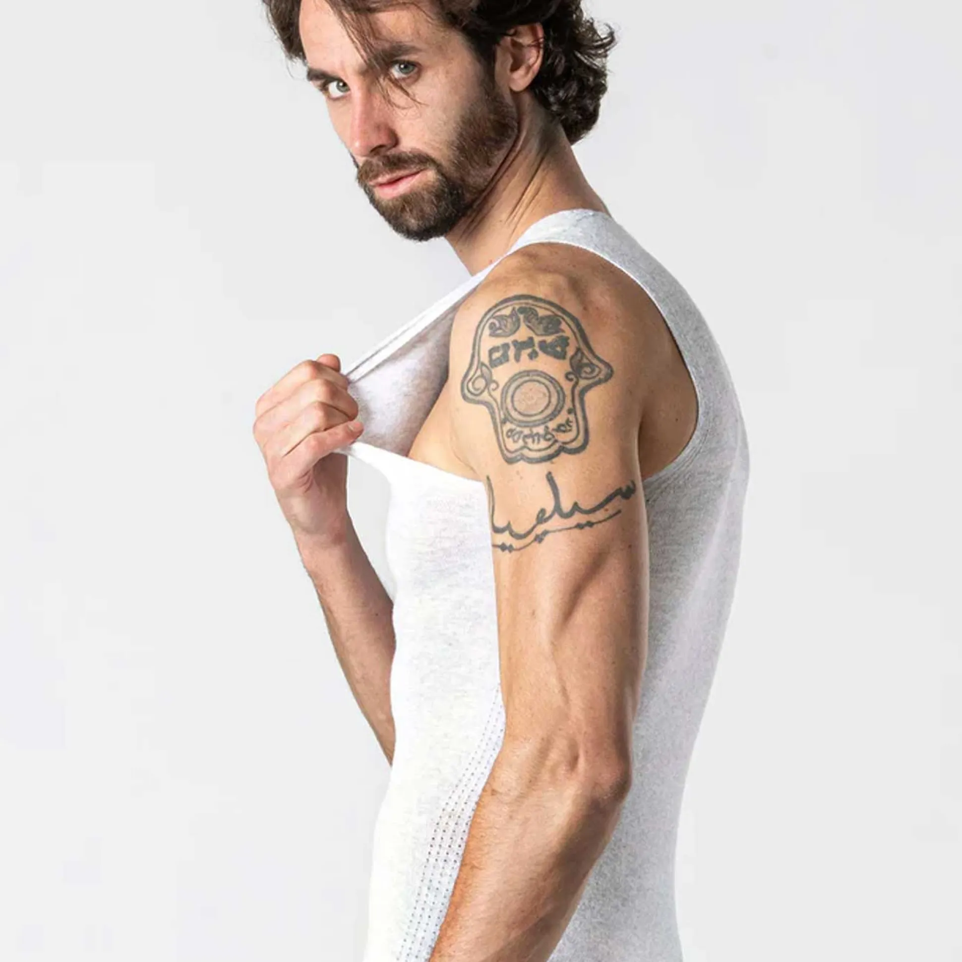 Maglia intima senza maniche Silverskin Stay Fresh - Grigio