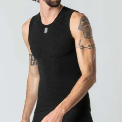 Maglia intima senza maniche Silverskin Stay Fresh - Nero