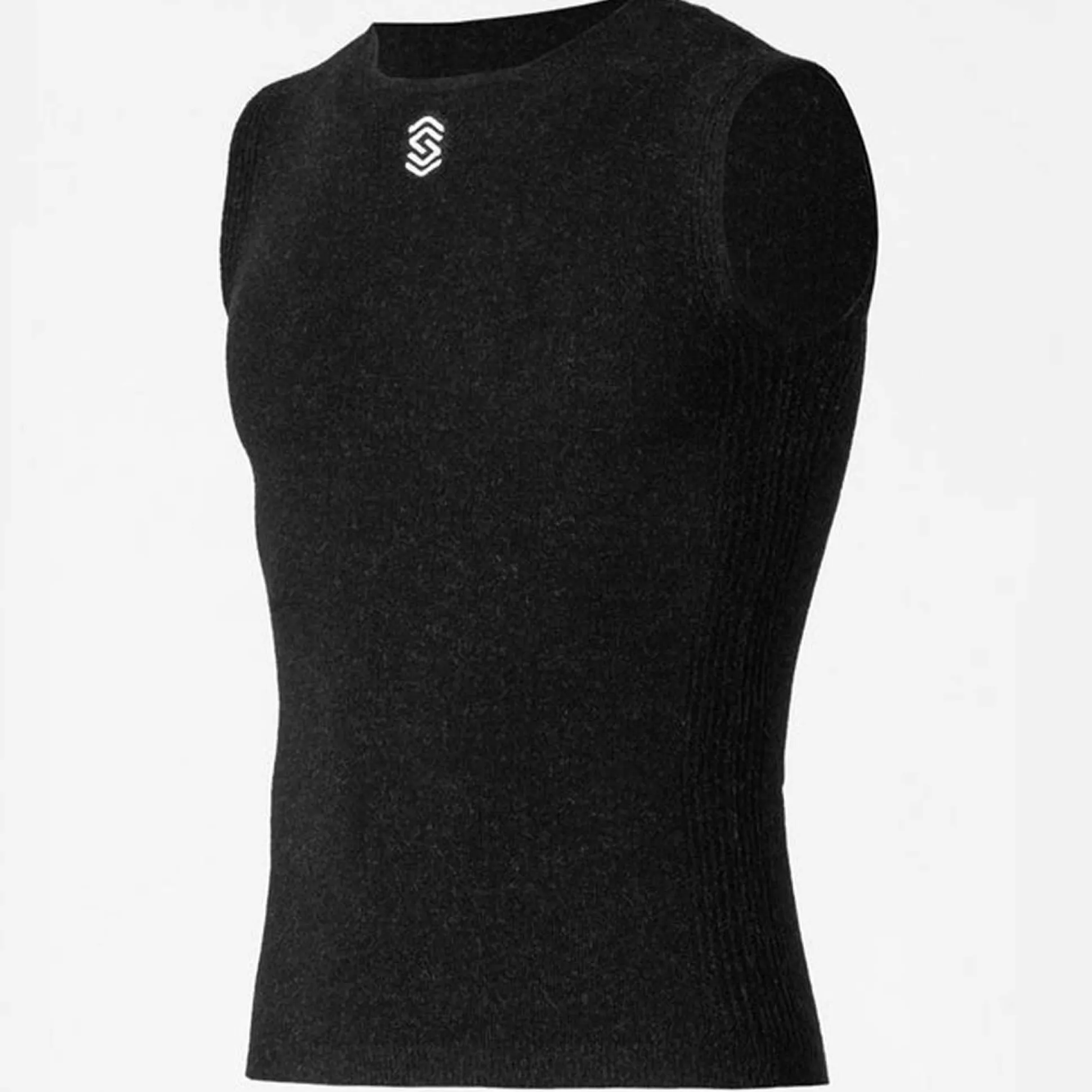 Maglia intima senza maniche Silverskin Stay Fresh - Nero