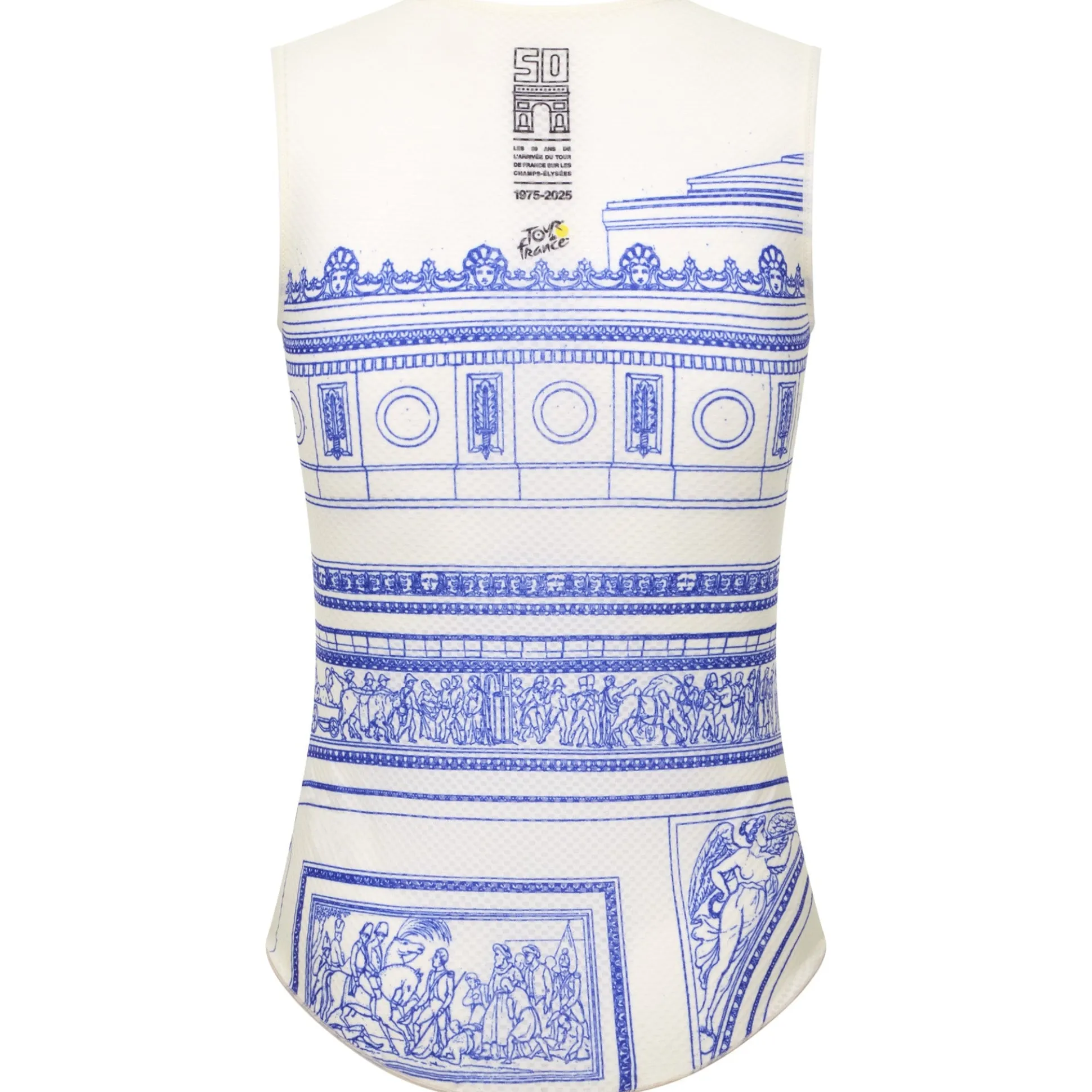 Maglia intima senza maniche Santini Tour de France - Arc de Triomphe