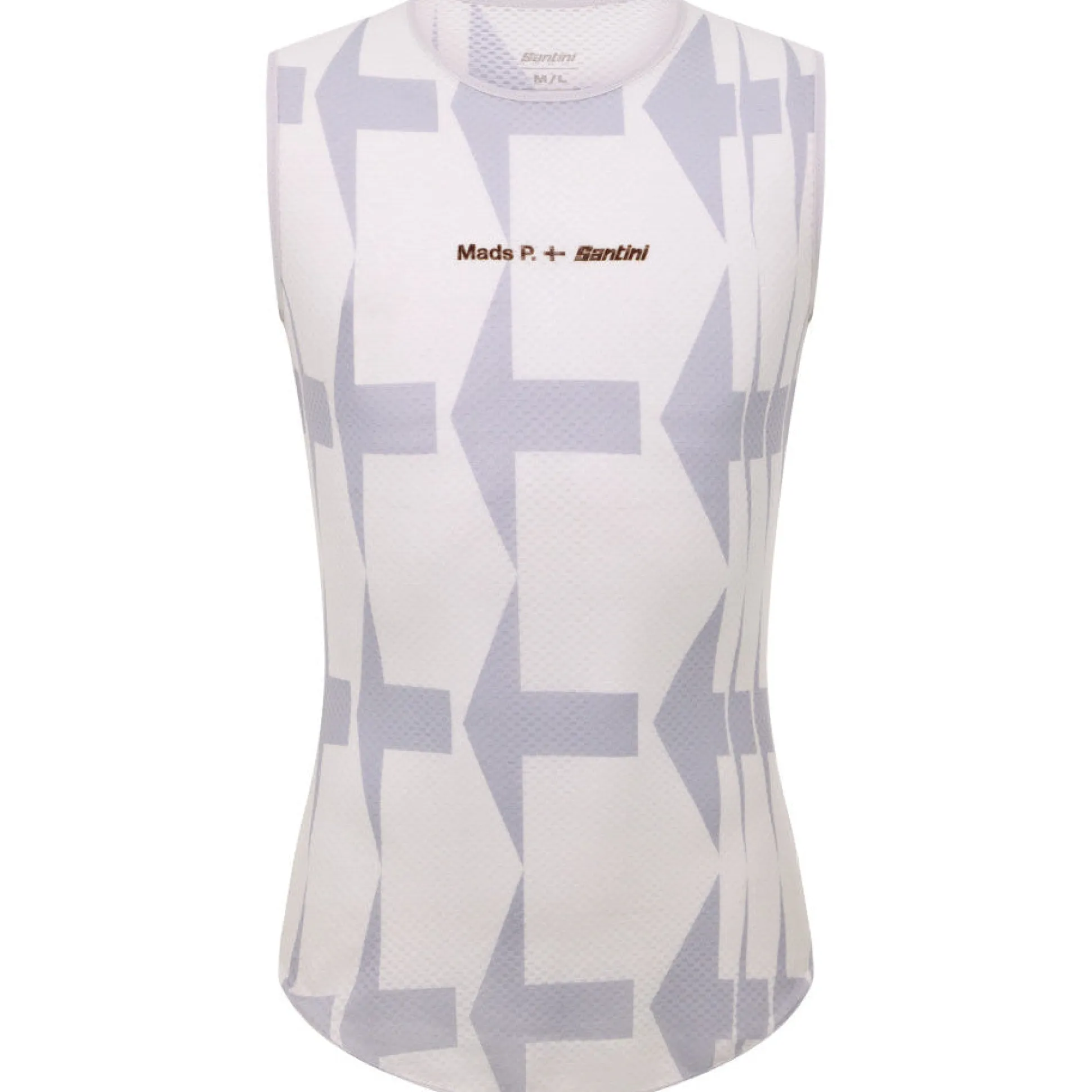 Maglia intima senza maniche Santini Mads Pedersen Momentum Series - Grigio