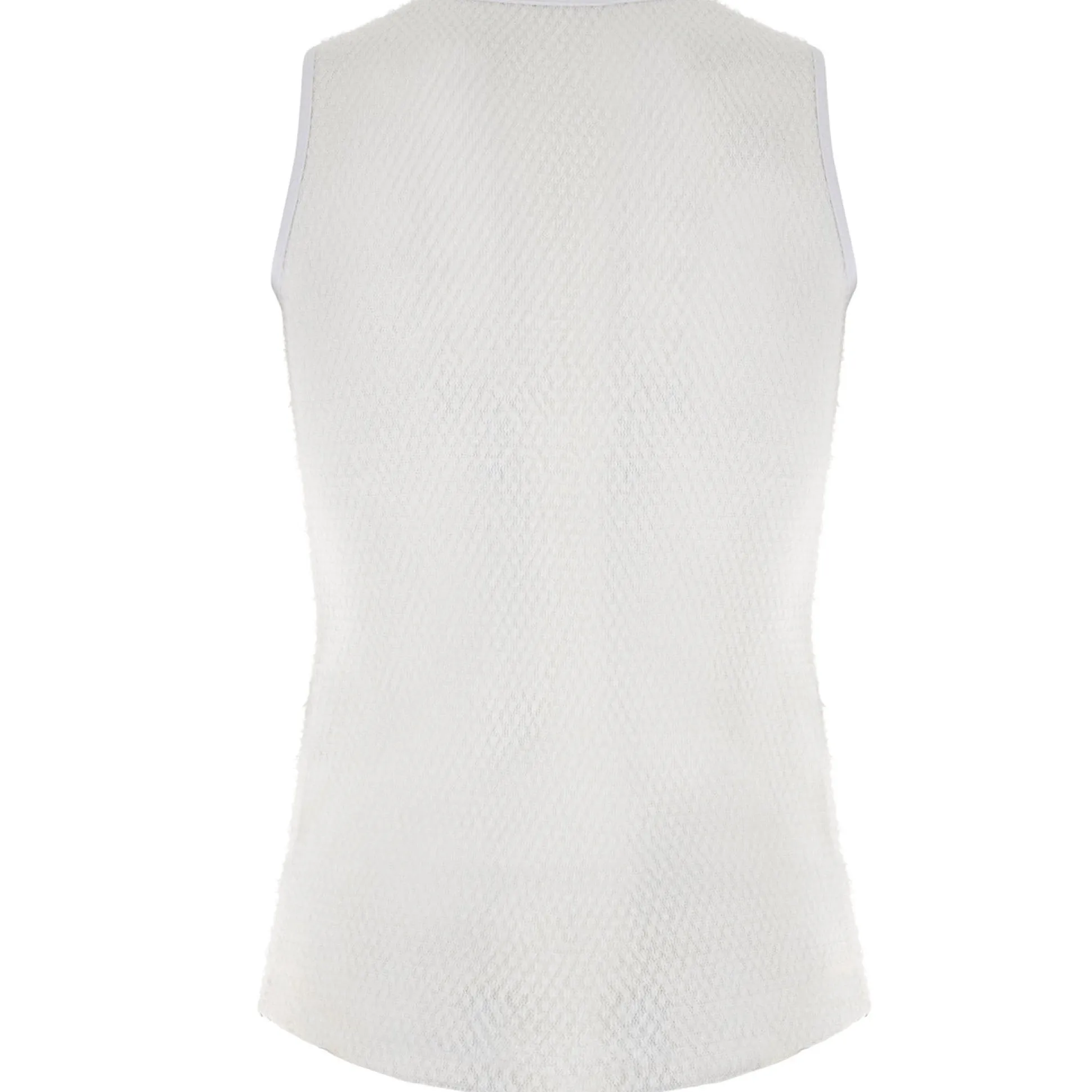 Maglia intima senza maniche Santini Alpha - Bianco