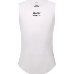 Maglia intima senza maniche Santini UCI - Bianco