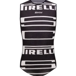 Maglia intima senza maniche Santini x PIRELLI - Nero