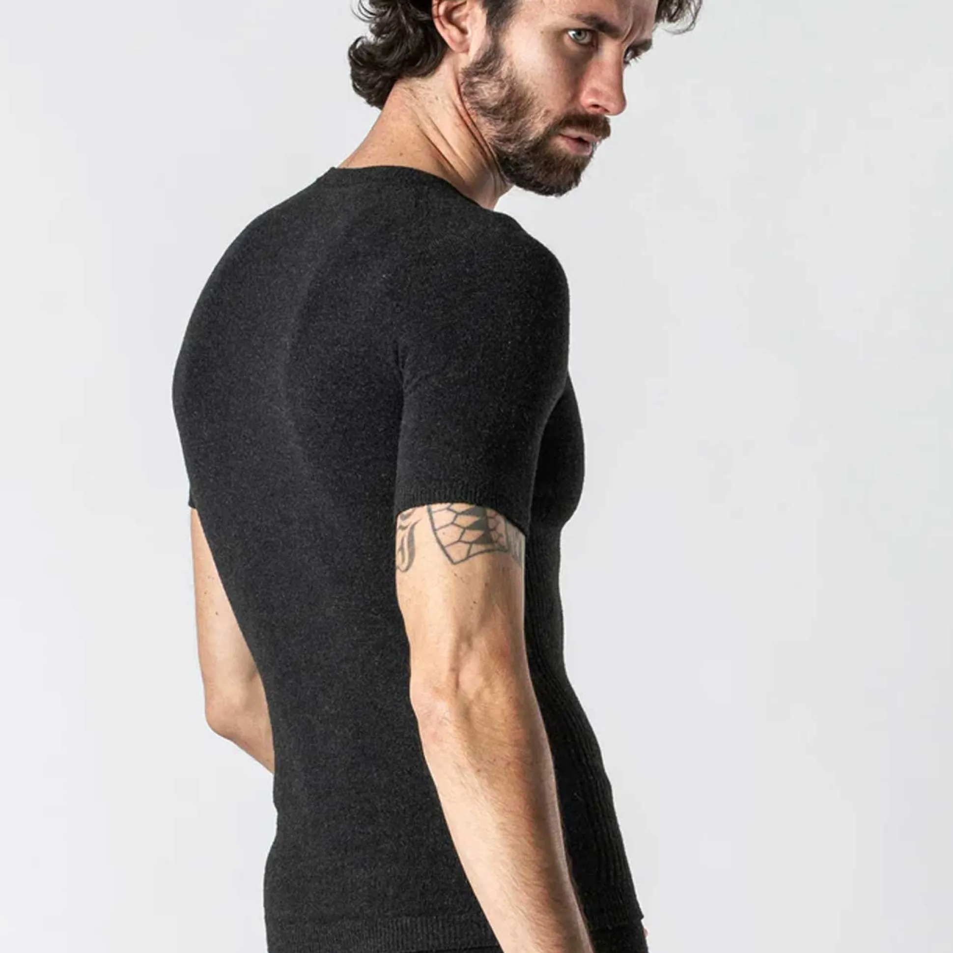 Maglia intima Silverskin Stay Fresh Girocollo - Nero