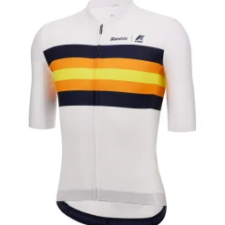 Maglia Le Vrai Santini x K-WAY - Bianco