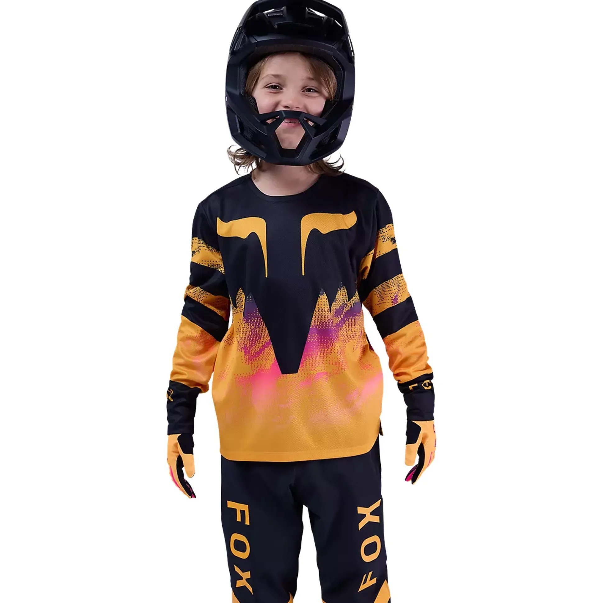 Maglia manica lunga bambino Fox Ranger Kairos - Arancio