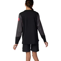 Maglia manica lunga bambino Fox Defend Taunt - Nero