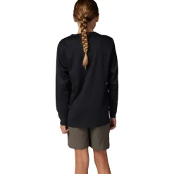 Maglia manica lunga bambino Fox Defend - Nero