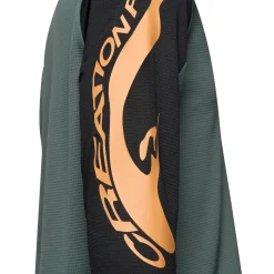 Maglia manica lunga bambino Fox Defend Creation - Verde